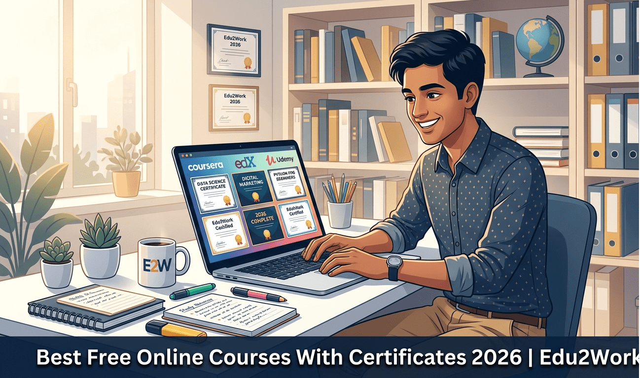 "Best Free Online Courses With Certificates in 2026"