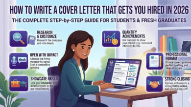 How to Write a Cover Letter That Gets You Hired in 2026: The Complete Step-by-Step Guide for Students and Fresh Graduates You have spent weeks perfecting your resume. You have tailored it, formatted it, and polished every bullet point until it shines. Then you see it — that dreaded line in the job application: "Please attach a cover letter." And suddenly, all that confidence evaporates. What do you write? How long should it be? Do employers even read cover letters anymore? Is it just a formality, or does it actually matter? Here is the honest answer: a well-written cover letter can be the single deciding factor between getting an interview and being passed over — especially when you are a student or fresh graduate with limited work experience. When two candidates have similar resumes and qualifications, the cover letter is often what tips the hiring manager toward one person over the other. It is your opportunity to speak directly to the employer as a human being, not just as a list of qualifications on a page. It is your chance to explain not just what you have done, but who you are, why you genuinely want this specific role, and what unique value you will bring to their team. This guide will teach you everything you need to know about writing a cover letter that actually gets read, gets remembered, and gets you hired — with real examples, practical templates, and expert advice tailored specifically for students and fresh graduates navigating the job market in 2026. Table of Contents 1. What Is a Cover Letter and What Is Its Purpose? 2. Why Cover Letters Still Matter Enormously in 2026 3. The Anatomy of a Perfect Cover Letter 4. Step-by-Step Guide to Writing Your Cover Letter 5. Real Cover Letter Examples for Students 6. Cover Letter Templates You Can Use Today 7. Common Cover Letter Mistakes to Avoid 8. Expert Tips to Make Your Cover Letter Stand Out 9. Cover Letter Checklist Before You Submit 10. Frequently Asked Questions 11. Final Thoughts What Is a Cover Letter and What Is Its Purpose? A cover letter is a one-page professional document that you submit alongside your CV or resume when applying for a job. While your CV lists your qualifications, skills, and experience in a structured format, the cover letter is a written communication addressed directly to the hiring manager that explains why you are applying, what makes you a strong candidate for this specific role, and what you will contribute to the organization. Think of your CV as your professional data sheet and your cover letter as your personal introduction — the human voice behind the data. The purpose of a cover letter goes beyond simply summarizing your resume. A strong cover letter does several important things simultaneously. It demonstrates that you have done your research on the company and the role, rather than sending a generic mass application. It allows you to address any unusual circumstances — like a gap in your academic history, a career change, or the fact that you are applying from a different city or country. It gives you space to explain how specific experiences from your university life, personal projects, or volunteer work have prepared you for this particular position. And most importantly, it gives the hiring manager a sense of your personality, your communication ability, and your genuine enthusiasm for the opportunity — things that a CV simply cannot convey. Why Cover Letters Still Matter Enormously in 2026 There is a persistent myth in student circles that cover letters are outdated, that nobody reads them, and that your time is better spent optimizing your resume. This myth is genuinely damaging to job seekers who believe it, because the reality in 2026 is quite different. While it is true that some large companies that receive thousands of applications use automated screening systems that filter resumes before a human ever reads them, the majority of hiring decisions — especially at the small and medium business level where most entry-level and graduate jobs actually exist — still involve a human being reading your application carefully. And for those human beings, a thoughtful, well-written cover letter is often the most memorable part of the application. Consider the perspective of a hiring manager who has spent an afternoon reading fifty near-identical resumes from fresh graduates. Same GPA ranges, similar university projects, almost identical skill lists. Then they open a cover letter that speaks directly to a specific challenge their company is facing, connects the candidate's university research project to a real problem in their industry, and closes with a clear, confident statement of intent. That letter stands out. That candidate gets the interview. The cover letter did not just supplement the resume — it transformed the entire perception of the candidate. In 2026 specifically, with the rise of AI-generated resumes and cover letters flooding hiring managers' inboxes, a genuinely personal, thoughtfully written cover letter has actually become more valuable, not less. When a hiring manager can tell that a candidate took the time to write something real and specific — rather than generating a generic document with an AI tool — it signals exactly the kind of attention to detail, genuine interest, and communication ability that employers value most. The Anatomy of a Perfect Cover Letter Before you start writing, it helps to understand the structure of an effective cover letter so you know exactly what belongs where and why each component matters. A professional cover letter has six distinct sections, each serving a specific purpose in the overall communication. Section Content Length Purpose Header Your name, contact details, date, employer details 4 to 6 lines Professional formatting and identification Salutation Greeting addressed to specific person if possible 1 line Personal, professional opening Opening Paragraph Who you are, what role you are applying for, compelling hook 3 to 4 sentences Grab attention immediately Body Paragraph 1 Your most relevant skills and experiences for this specific role 4 to 6 sentences Demonstrate your value and fit Body Paragraph 2 Why you want THIS company specifically — research and connection 3 to 5 sentences Show genuine interest and research Closing Paragraph Call to action, thank you, confident statement of intent 3 to 4 sentences Professional close and next step Step-by-Step Guide to Writing Your Cover Letter Step 1: Research the Company and Role Thoroughly Before Writing a Single Word The most common reason cover letters fail is that they are written before the writer has done any meaningful research on the company or role. A cover letter written without research will inevitably be generic — it will talk about the candidate's skills in abstract terms without connecting them to anything specific about the company's actual work, culture, challenges, or goals. Before you open a document and start writing, spend at least 30 to 45 minutes researching the organization. Visit their official website and read the About Us page, their mission statement, and any recent news or announcements. Check their LinkedIn page for recent posts and employee profiles. Look for any recent projects, product launches, or initiatives they have been involved in. Read the job description line by line and highlight the skills and qualities they emphasize most strongly. This research will be the foundation of a cover letter that feels personal, specific, and genuinely impressive to anyone who reads it. Step 2: Write a Professional Header Your cover letter header should mirror the formatting of your CV for consistency. Include your full name in a slightly larger font at the top, followed by your email address, phone number, LinkedIn profile URL if you have one, and your city or location. Below your details, include the date and then the employer's details — the name of the hiring manager if you know it, their job title, the company name, and the company address. If you do not know the hiring manager's name, check LinkedIn or call the company's reception to ask — this small effort is noticed and appreciated by hiring managers more than you might expect. Step 3: Address the Right Person by Name This is a small detail that makes a significant difference. Whenever possible, address your cover letter to the specific person who will be reading it — "Dear Mr. Ahmed," or "Dear Ms. Khan," rather than the impersonal "Dear Hiring Manager" or the outdated "To Whom It May Concern." Taking the time to find the recruiter or hiring manager's name shows initiative and attention to detail. Check the job posting, the company's LinkedIn page, or their website's team page. If you genuinely cannot find a name after a reasonable effort, "Dear Hiring Team," is a professional and acceptable alternative. Step 4: Write an Opening Paragraph That Immediately Grabs Attention Your opening paragraph is the most important part of your cover letter because it determines whether the hiring manager reads the rest of it or sets it aside. Most cover letters open with some version of "I am writing to apply for the position of..." which is technically correct but instantly forgettable. A genuinely strong opening does something different — it leads with a specific insight, a connection to the company's work, or a compelling statement about why this particular role excites you. For example, instead of "I am writing to apply for the Marketing Assistant position," consider something like: "Having followed your company's content marketing campaigns for the past year and seeing firsthand how effectively you connect with young professionals through storytelling-driven content, I am genuinely excited to apply my content strategy skills to the Marketing Assistant role on your team." The difference in impact is enormous. Step 5: Write Body Paragraph One — Connect Your Experience to Their Needs The first body paragraph is where you make your strongest case for why you are a qualified candidate for this specific role. This is not the place to list your skills the way your CV does — it is the place to tell a specific, concrete story about how you have demonstrated those skills in a real context, and then connect that story directly to what the employer needs. Use the STAR framework: describe the Situation you were in, the Task you needed to accomplish, the Action you took, and the Result you achieved. Even if your experience comes entirely from university projects, volunteer work, or personal initiatives rather than formal employment, a well-told STAR story about a relevant experience is genuinely compelling to hiring managers. Be specific about what you did and what the outcome was — specificity is what transforms a vague claim into a credible one. Step 6: Write Body Paragraph Two — Show You Genuinely Want This Company The second body paragraph answers a question that every hiring manager is subconsciously asking when they read an application: "Does this person actually want to work for us specifically, or are we just one of fifty companies they applied to today?" You answer this question by demonstrating specific knowledge of and genuine enthusiasm for the company — not just the role. Mention something specific about their work that you find genuinely impressive or exciting. Connect their company mission or values to something in your own background or aspirations. Explain how working with this specific team would help you develop in a direction that matters to you. This paragraph is about showing that you have done your homework and that your interest in the company is real and specific — not generic. Step 7: Close With Confidence and a Clear Call to Action Your closing paragraph should do three things: express genuine gratitude for the hiring manager's time in reading your application, state clearly and confidently that you would welcome the opportunity to discuss your application further in an interview, and provide a clear indication of your next step — whether that is that you will follow up by a specific date or that you are available to speak at their convenience. Avoid closing with overly apologetic or uncertain language like "I hope I might possibly be considered..." Confident and professional closing language sounds more like: "I would welcome the opportunity to discuss how my background in content marketing and social media strategy can contribute to your team's goals. I am available for an interview at your convenience and look forward to hearing from you." Then sign off with "Yours sincerely" if you addressed the letter to a named person, or "Yours faithfully" if you used a generic salutation. Real Cover Letter Examples for Students and Fresh Graduates Example 1: Fresh Graduate Applying for a Marketing Assistant Role Weak Version: "I am a recent marketing graduate with skills in digital marketing, social media, and content creation. I am a hardworking, motivated team player who is looking to start my career in a dynamic company. I believe I would be a good fit for this role because I have studied marketing and I am passionate about it." Strong Version: "As a final-year Marketing student at the University of Karachi, I have spent the past three years not just studying marketing theory but applying it in practice — managing a university society's social media presence from 400 to over 3,200 followers using targeted content strategy and Instagram analytics. When I came across the Marketing Assistant role at your company, I was immediately drawn to it because your team's approach to community-led content marketing is exactly the direction I believe digital marketing is heading, and it aligns precisely with the skills I have been developing. I would be excited to bring both my practical social media experience and my genuine enthusiasm for data-informed content strategy to your growing marketing team." The difference between these two versions is the difference between a forgettable application and a compelling one. The strong version is specific, demonstrates real evidence of relevant skill, connects to the company's actual work, and communicates genuine enthusiasm rather than generic motivation. Example 2: Student Applying for a Part-Time Research Assistant Role Strong Opening Paragraph: "My final-year dissertation on the economic impact of microfinance programs in rural Pakistan required me to conduct primary research with over 150 survey participants, analyze quantitative data using SPSS, and synthesize findings into a 12,000-word academic paper that my supervisor described as 'publishable quality.' When I saw your research team's opening for a part-time Research Assistant focused on development economics, it felt like a natural extension of work I am already deeply invested in — and an opportunity to contribute those research skills to a team whose impact I genuinely admire." Cover Letter Template You Can Customize Today Use the following template as a starting framework. Replace every bracketed section with specific, personalized content. Never submit this template without thoroughly customizing it — a generic template is worse than no cover letter at all. Section Template Text Your Details [Your Full Name] | [Email] | [Phone] | [LinkedIn URL] | [City, Country] Date [Day Month Year] Employer Details [Hiring Manager Name] | [Their Title] | [Company Name] | [Company Address] Salutation Dear [Mr./Ms. Last Name], Opening [Compelling hook about why this specific company and role excites you + who you are + what you are applying for] Body 1 [Specific STAR story demonstrating your most relevant skill or experience for this role + connection to what they need] Body 2 [What specifically excites you about this company — their mission, work, culture, recent project + how it connects to your goals] Closing [Thank them + confident statement of interest in interview + availability + forward-looking close] Sign Off Yours sincerely, [Your Full Name] Biggest Cover Letter Mistakes Students and Fresh Graduates Make Understanding what not to do is just as important as knowing what to do. These are the most common and most damaging cover letter mistakes made by students and fresh graduates — mistakes that hiring managers notice immediately and that can disqualify an otherwise strong candidate before they ever reach the interview stage. Summarizing your CV instead of adding new information: Your cover letter should complement your CV by telling stories and providing context — not repeat the same information in paragraph form. If your cover letter is just a prose version of your resume, it adds no value and wastes the reader's time. Using a generic template for every application: Hiring managers can immediately identify a generic letter that was not written specifically for their company. A generic cover letter signals low interest and low effort — exactly the opposite of what you want to communicate. Starting every sentence with "I": A cover letter dominated by "I did this," "I am," "I have" feels self-centered rather than focused on what you can offer the employer. Vary your sentence structure and focus on the value you bring to them. Being too long or too short: A cover letter should be one page, ideally between 300 and 400 words. Longer than that and you lose the reader's attention. Shorter than that and you have not provided enough substance to make a compelling case. Apologizing for your lack of experience: Phrases like "Although I do not have much experience..." or "I know I may not be the most qualified candidate..." actively undermine your application. Write with confidence about what you do have, not apologies for what you do not. Using clichéd phrases and buzzwords: "I am a passionate, hardworking team player with excellent communication skills" appears in approximately half of all cover letters ever written. These phrases are so overused they have become meaningless. Replace every cliché with a specific, concrete example. Spelling and grammar errors: A single spelling mistake or grammatical error in a cover letter can be an instant rejection trigger for many hiring managers — it signals a lack of attention to detail and poor written communication skills. Use Grammarly, proofread multiple times, and ask someone else to read it before submitting. Telling the employer what you will gain from the job: Phrases like "this role will give me the opportunity to develop my skills" focus on what you will receive rather than what you will contribute. Always frame your cover letter around the value you bring to the employer, not the benefits you hope to receive from them. Expert Tips to Make Your Cover Letter Stand Out in 2026 Beyond the basics of structure and content, there are several expert-level strategies that can genuinely elevate your cover letter from good to exceptional. These are the tactics that career counselors and hiring professionals recommend to candidates who want to maximize their chances of landing an interview. Mirror the company's language and tone: Read the job description and the company's website carefully, and notice the specific language and tone they use. A startup that uses casual, energetic language in their communications will respond better to a cover letter that reflects that energy. A traditional law firm or bank expects a more formal, measured tone. Matching your tone to the company's culture shows cultural awareness and communication adaptability. Lead with your strongest point: Do not bury your most impressive and relevant qualification or achievement halfway through the letter. Your strongest selling point — the thing that makes you most relevant to this specific role — should appear in the opening paragraph where it will be read regardless of whether the hiring manager reads the rest. Use numbers and specific results wherever possible: Quantified achievements are always more persuasive than vague claims. "Grew social media following by 400%" is dramatically more compelling than "grew social media following significantly." Think about every experience you mention and ask yourself whether there is a number that can make it more specific and credible. Show that you understand their challenges: Demonstrating awareness of a specific challenge or goal the company is working on — gleaned from your research — and then connecting your skills to that challenge shows a level of business awareness and initiative that very few candidates demonstrate. It transforms you from an applicant into a potential solution to a real problem. Keep formatting clean and professional: Use the same font as your CV for visual consistency. Stick to professional fonts like Calibri, Georgia, or Garamond at 11 to 12 points. Maintain consistent margins. Save and submit as a PDF to preserve your formatting across all devices and operating systems. Tailor every single application: There are no shortcuts here. Every cover letter you submit should be specifically written for that company and that role. Yes, this takes more time than using a template. And yes, it dramatically increases your interview rate. Quality over quantity is always the right approach when it comes to job applications. Cover Letter Pre-Submission Checklist Checklist Item Check Addressed to a specific named person where possible ☐ Done Opening paragraph contains a compelling and specific hook ☐ Done At least one specific STAR story with measurable result ☐ Done Contains specific reference to this company's work or mission ☐ Done No clichéd phrases or generic buzzwords used ☐ Done No spelling or grammar errors — checked with Grammarly ☐ Done Length is between 300 and 400 words — fits one page ☐ Done Confident closing with clear call to action ☐ Done Saved as PDF with professional file name ☐ Done Someone else has proofread it before submission ☐ Done Customized specifically for this company and role ☐ Done Font, formatting, and margins are clean and consistent ☐ Done Frequently Asked Questions About Writing a Cover Letter Do employers actually read cover letters in 2026? Yes — though the extent to which they are read varies by company size and hiring process. Large corporations that receive thousands of applications may use ATS systems to filter candidates before a human reviews them. But the majority of hiring decisions, especially at small and medium businesses where most entry-level jobs exist, still involve a human reading the full application. More importantly, among shortlisted candidates, cover letters are often the deciding factor in who gets invited to interview. Writing a strong cover letter is always worth the effort. How long should a cover letter be for a fresh graduate? A cover letter for a student or fresh graduate should be a single page, ideally between 300 and 400 words. This is long enough to make a compelling, substantive case for your candidacy without overwhelming the reader or padding with unnecessary content. Every sentence should earn its place — if it does not add meaningful information or strengthen your case, remove it. Should I use AI to write my cover letter? Using AI tools to help brainstorm ideas, check grammar, or improve the clarity of a draft you have written yourself is completely reasonable and often helpful. However, letting AI write your entire cover letter and submitting it without significant personalization is a mistake. Hiring managers in 2026 are increasingly adept at recognizing AI-generated content, and a cover letter that reads as generic or artificially constructed sends exactly the wrong signal about your communication ability and genuine interest in the role. Use AI as an editing assistant, not a ghostwriter. What if I have no relevant work experience to write about? This is the most common concern among students and fresh graduates, and the answer is that relevant experience comes in many forms beyond formal employment. University group projects, dissertation research, volunteer work, extracurricular leadership roles, personal projects, internships, and even relevant coursework can all provide the raw material for compelling STAR stories in a cover letter. Focus on demonstrating relevant skills through specific examples from whatever context you have — and always connect those examples explicitly to what the employer needs. Should I follow up after submitting a cover letter? If the job posting does not explicitly state that the company will not accept follow-ups, sending a brief, professional follow-up email one to two weeks after submitting your application is entirely acceptable and can demonstrate genuine interest. Keep it short — simply confirm that you submitted your application, reiterate your enthusiasm for the role, and politely ask if there is any additional information you can provide. Never be pushy or follow up more than once. Can I use the same cover letter for multiple applications? Using the same structural framework and template across multiple applications is fine and practical. However, the specific content — the company reference, the connection to their work, the particular experience you highlight, and the tone — should be freshly customized for every single application. Submitting a genuinely identical cover letter to multiple employers is immediately obvious to experienced hiring managers and significantly reduces your chances of success. Final Thoughts: Your Cover Letter is Your First Conversation With a Future Employer Writing a truly great cover letter is not about following a formula or stuffing in the right keywords. It is about genuinely communicating — as one human being to another — why you care about this opportunity, what specific value you bring to this team, and why you are excited about the work this organization does. That kind of authentic, specific, and confident communication is rarer than you might think in a pile of job applications, which is precisely why it is so effective when it appears. As a student or fresh graduate, you may feel that your limited formal work experience puts you at a disadvantage when writing a cover letter. But the truth is that your academic experience, your projects, your extracurricular involvement, and your genuine enthusiasm for your chosen field are all valuable raw material for a compelling cover letter — you just need to know how to frame and present them effectively. Every experienced professional you admire once submitted their first cover letter with exactly the same limited experience you have right now. The difference between those who got interviews and those who did not was almost always the quality and specificity of their communication. Use this guide as your reference point every time you sit down to write a cover letter. Research the company first. Write something specific and real. Tell a story that demonstrates your value. Show genuine enthusiasm for their work. Close with confidence. Proofread until it is perfect. And then press send — knowing that you have given yourself the best possible chance of that application leading to the interview that changes the direction of your career. Recommended Articles on Edu2Work How to Write a CV With No Work Experience — Complete guide for fresh graduates Interview Preparation Tips for Fresh Graduates — Step-by-step interview guide How to Study Abroad on a Scholarship in 2026 — Top scholarships and application guide Best AI Tools for Students in 2026 — Study smarter with AI Best Free Online Courses With Certificates in 2026 — Boost your resume for free How to Earn Money Online as a Student — Real methods that work Top Remote Jobs for Students in 2026 — Work from anywhere guide Best High Income Skills for Students in 2026 — Skills that pay well How to Start Freelancing as a Student — Zero experience guide LinkedIn Profile Tips for Students and Graduates — Get noticed by employers
